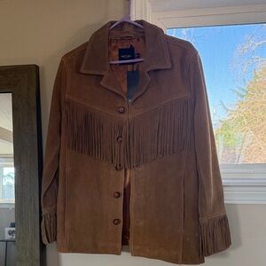 Suede, Fringe Jacket